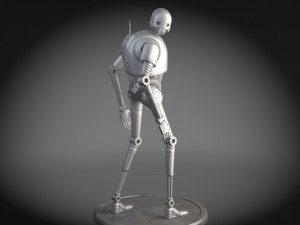 Starwars K2SO Droid 3D Model