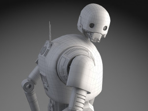 Starwars K2SO Droid 3D Model