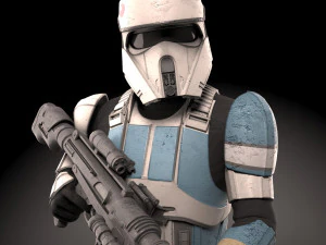 Pasukan Pantai Starwars Model 3D