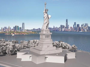 Statue of Liberty 3D Model
