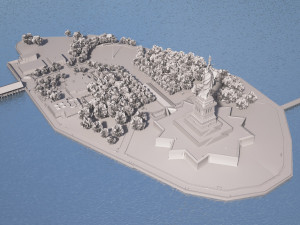 Statue of Liberty Model 3D
