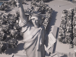 Statue of Liberty Model 3D