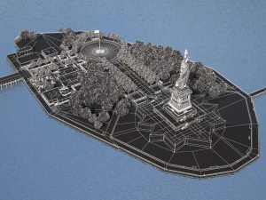 Statue of Liberty 3D Model