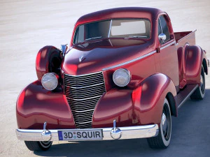 Studebaker Coupe Express 1938 3D Model