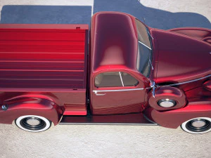 Studebaker Coupe Express 1938 3D Model