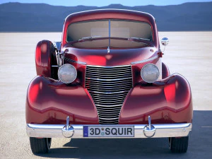 Studebaker Coupe Express 1938 3D Model