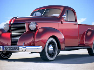 Studebaker Coupe Express 1938 3D Model