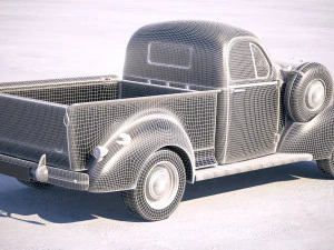 Studebaker Coupe Express 1938 3D Model