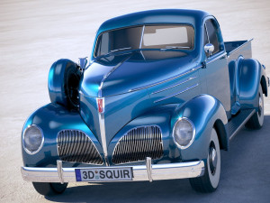 Studebaker Coupe Express Pickup 1939 Modelo 3D
