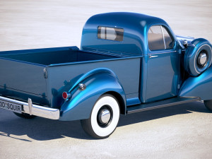 Studebaker Coupe Express Pickup 1939 Modelo 3D