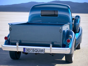 Studebaker Coupe Express Pickup 1939 3D Model