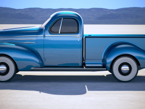 Studebaker Coupe Express Pickup 1939 Modelo 3D