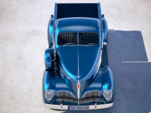 Studebaker Coupe Express Pickup 1939 3D Model