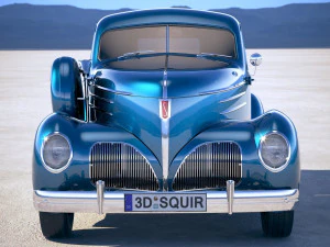 Studebaker Coupe Express Pickup 1939 3D Model