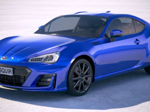 Subaru BRZ 2018 Model 3D