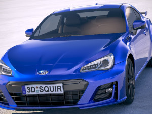 Subaru BRZ 2018 3D Model