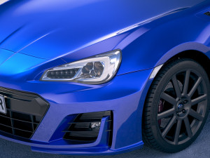 Subaru BRZ 2018 3D Model