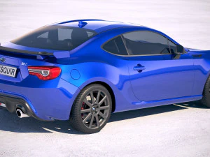 सुबारू बीआरजेड 2018 3D मॉडल