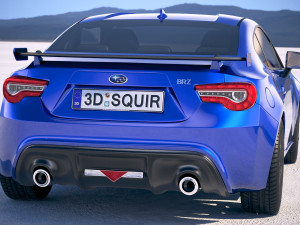 Subaru BRZ 2018 3D Model