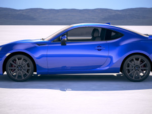 Subaru BRZ 2018 3D Model