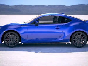 सुबारू बीआरजेड 2018 3D मॉडल