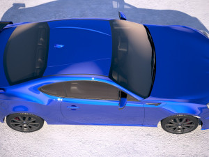 Subaru BRZ 2018 3D Model