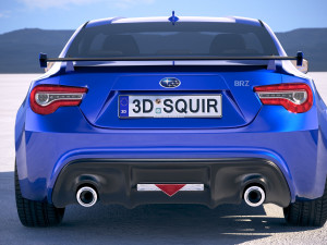 Subaru BRZ 2018 3D Model
