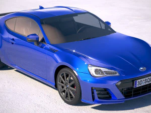 सुबारू बीआरजेड 2018 3D मॉडल