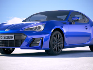 Subaru BRZ 2018 3D Model
