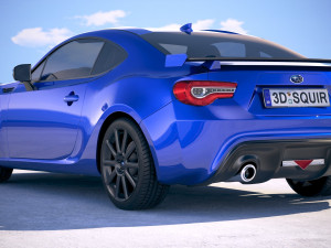 Subaru BRZ 2018 3D Model