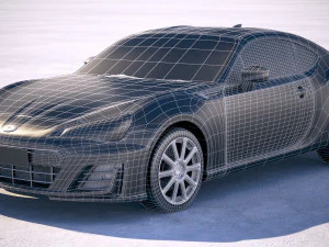 सुबारू बीआरजेड 2018 3D मॉडल