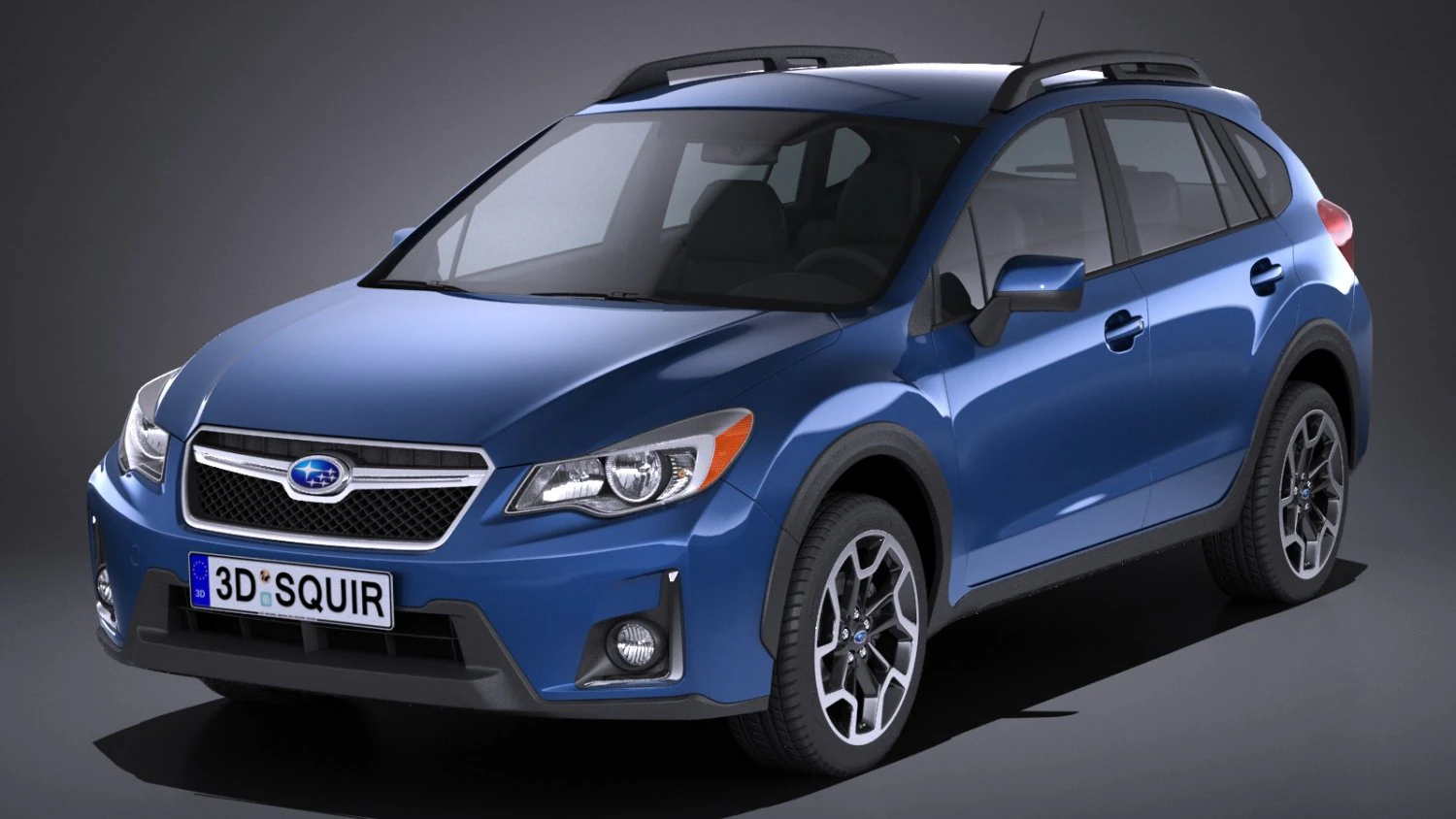 Subaru Crosstrak 2018 3D Model .c4d .max .obj .3ds .fbx .stl .blend 