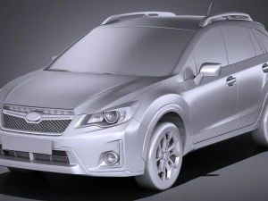 Subaru Crosstrak 2018 3D Model