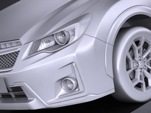 Subaru Crosstrak 2018 3D Model