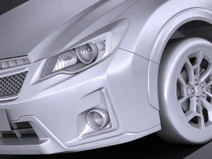 Subaru Crosstrak 2018 3D Model
