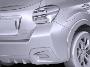 Subaru Crosstrak 2018 3D Model