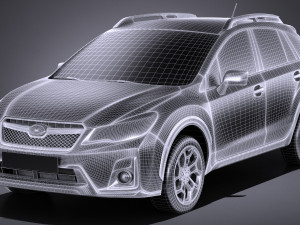 Subaru Crosstrak 2018 3D Model