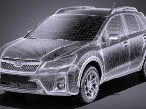 Subaru Crosstrak 2018 3D Model