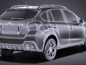 Subaru Crosstrak 2018 3D Model