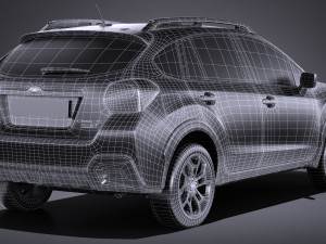 Subaru Crosstrak 2018 3D Model