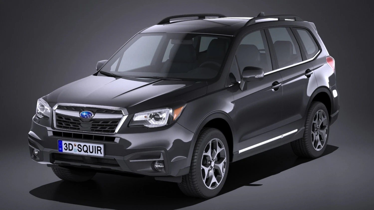 Subaru Forester 2017 3D Model .c4d .max .obj .3ds .fbx .stl .blend 