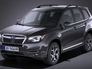 Subaru florestal 2017 Modelo 3D