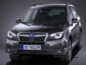 Subaru Forester 2017 3D Model