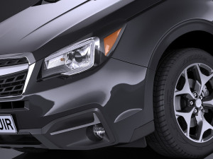Subaru Forester 2017 3D Model