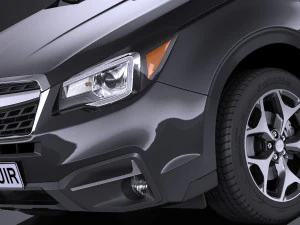 Subaru Forester 2017 3D Model