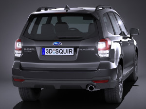 Subaru Forester 2017 3D Model