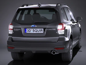 Subaru Forester 2017 3D Model