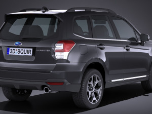 Subaru Forester 2017 3D Model