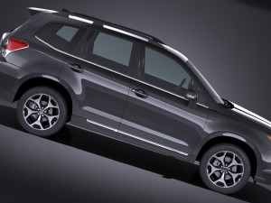 Subaru Forester 2017 3D Model