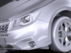 Subaru Forester 2017 3D Model